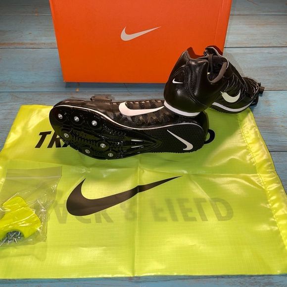 📦 New Multiple Sizes Nike Zoom LJ 4 Track Spikes Long Jump Shoes 415339 017 - Picture 2 of 3